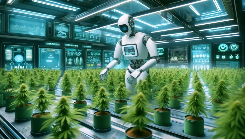 What is AI doing in the marijuana industry?